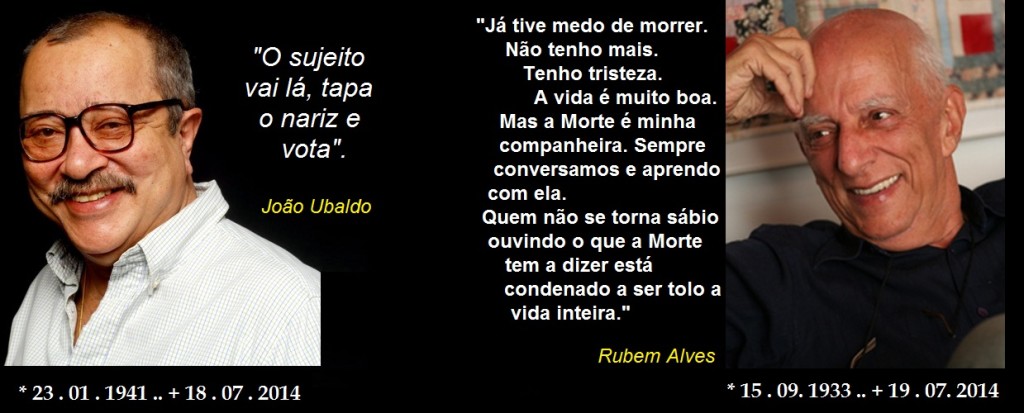 Suassuna_Joao Ubaldo e Rubem Alves